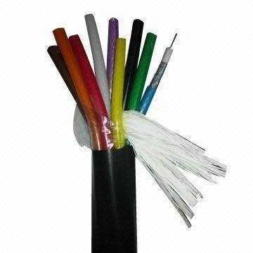 9 Bundled RG6 Multi-Core Coaxial Cable, PE