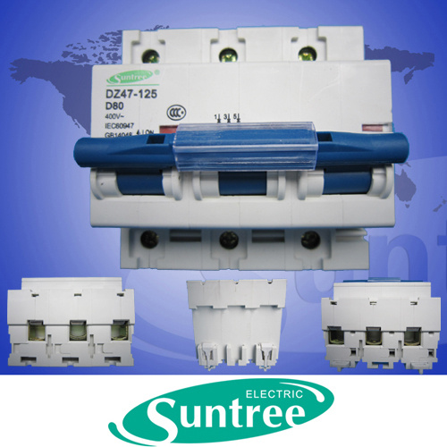 NC-100 Circuit Breaker (DZ47-125-D80) 3pole