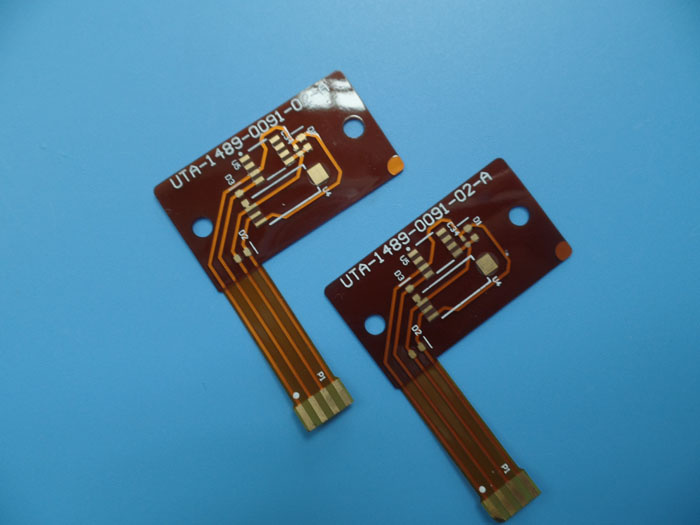 Thin FPC 0.1mm Single Sided Flexible PCB with Immersion Gold
