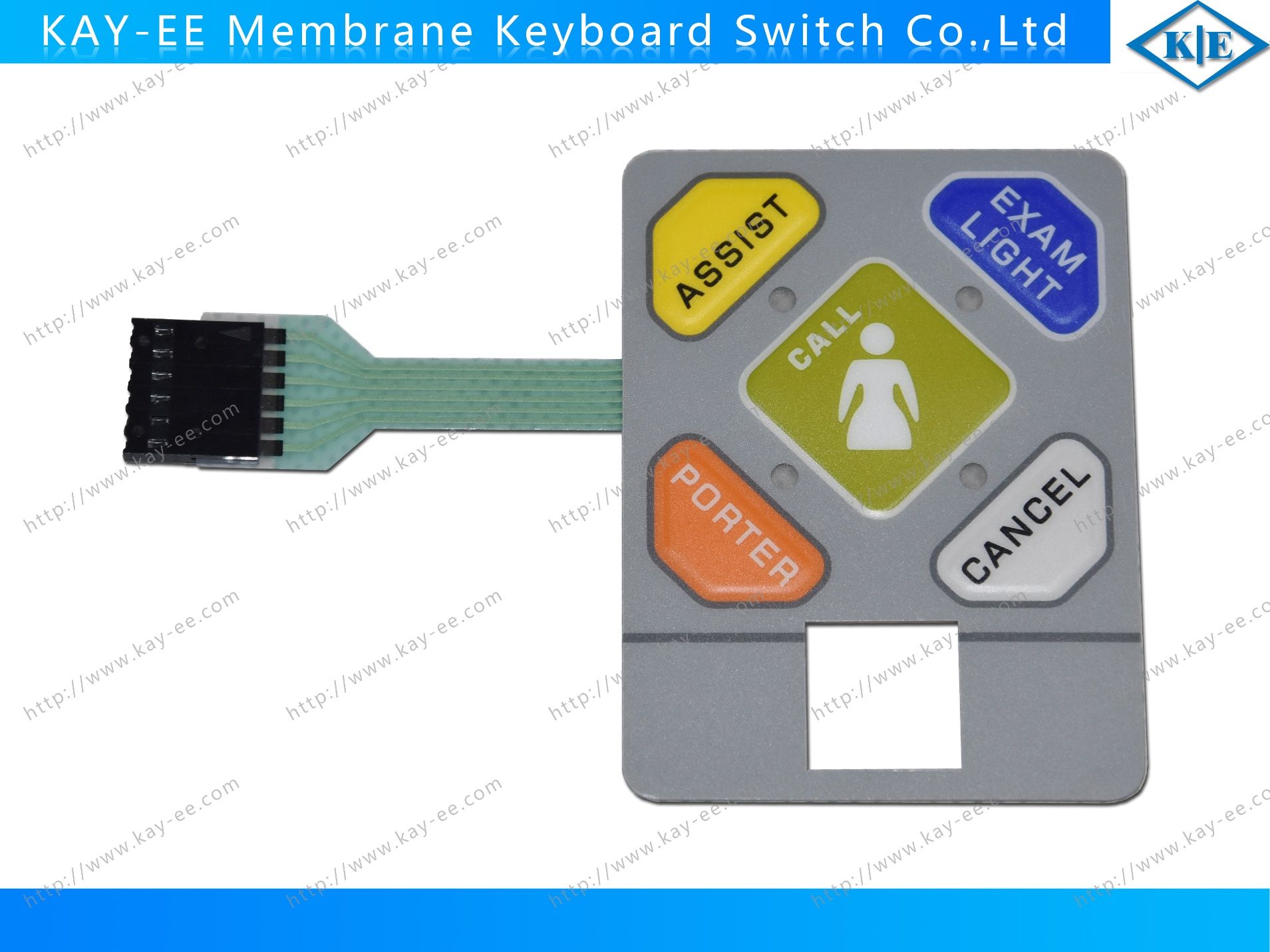 Pillow Embossing LED Keypad for Game Control with Nicotmatic Connector