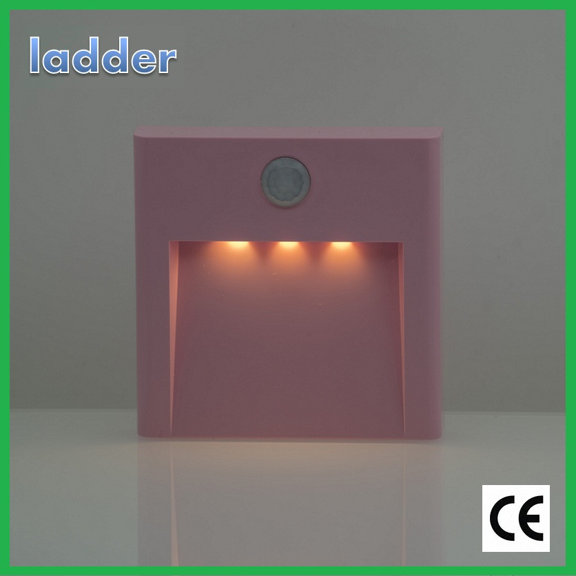 Warm White Smart Senor Colorful LED Night Light on Wall