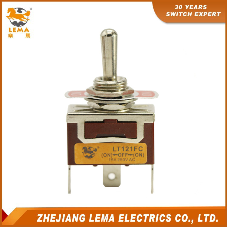Factory Price Lt121FC Single Pole on-off-on Auto Reset Toggle Switch