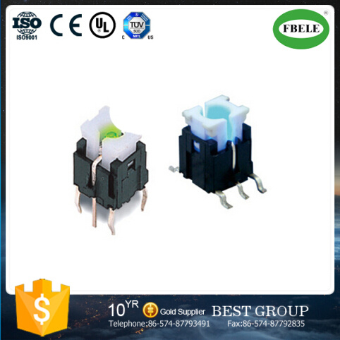 6*6mm Straight Pin Switch with Light Touch Switch (FBELE)