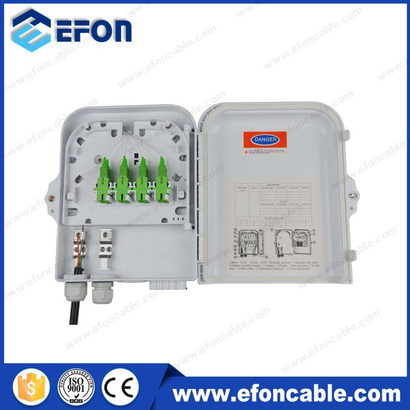 Gpon ONU Fiber Optical Splitter 10 Pair FTTH Terminal Box (FDB-08E)