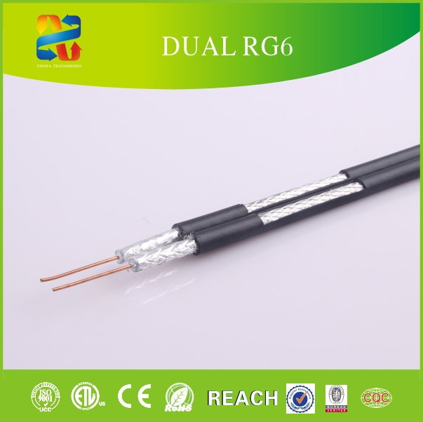 RG6 Coaxial Cable RG6 Dual Cable with Competitive Price