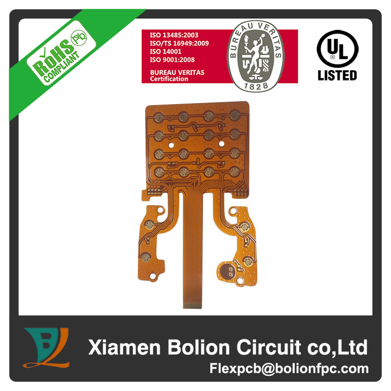 Flexible PCB, with Min Width/Spacing Is 0.1/0.1mm