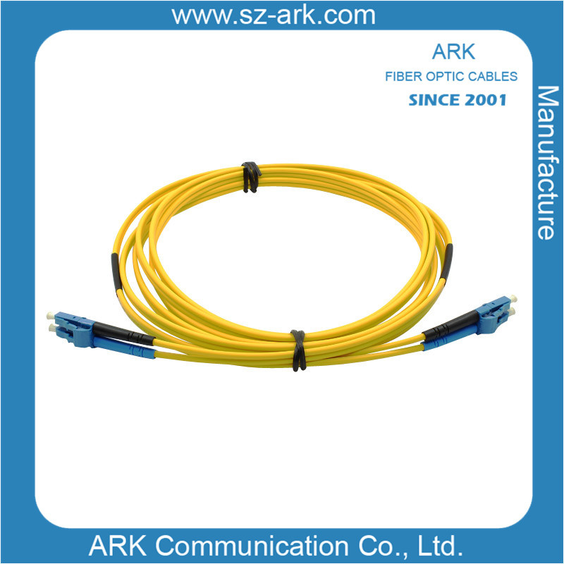 LC/PC-LC/PC Singlemode Duplex Yellow Jacket Fiber Optical (3M) on Sale