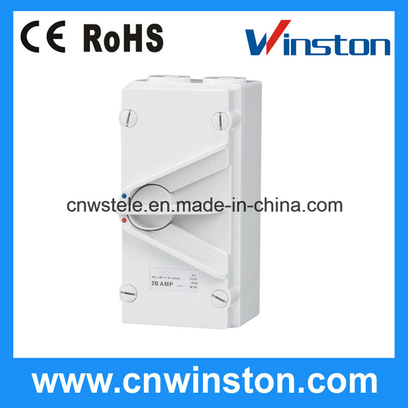 1p 20A/35A/63A Waterproof Isolating Switches Series with CE