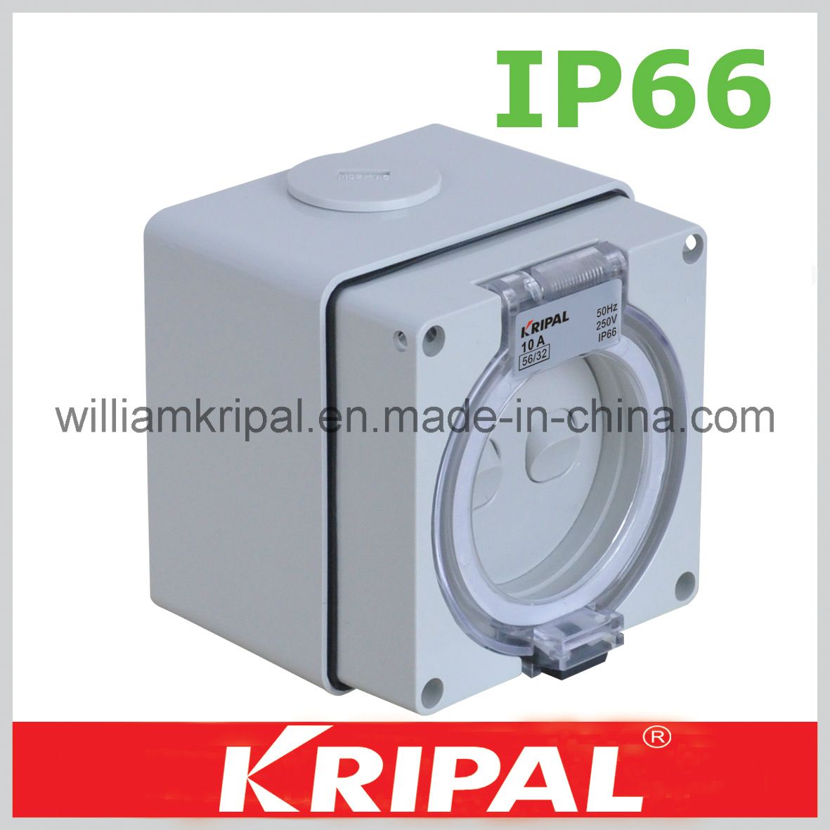 IP66 3 Pin 10A Weatherproof Surface Switch