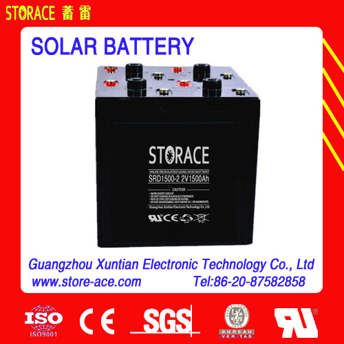 2V 1500ah Deep Cycle Battery for Power System