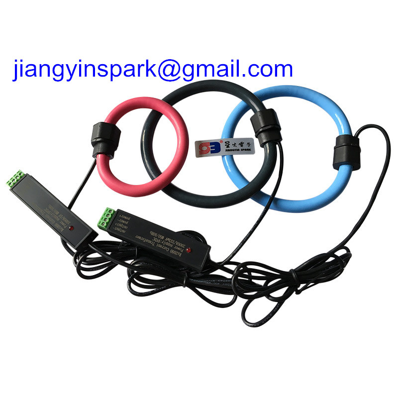 Flex CT Rogowski Coil Current Sensor 333mv Primary 1000A