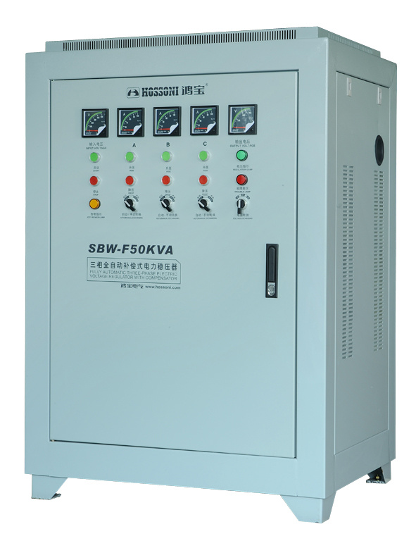 SBW-F Series Three-Phase Split-Phase Regulating Full-Automatic Compensated Voltage Stabilizer 50k