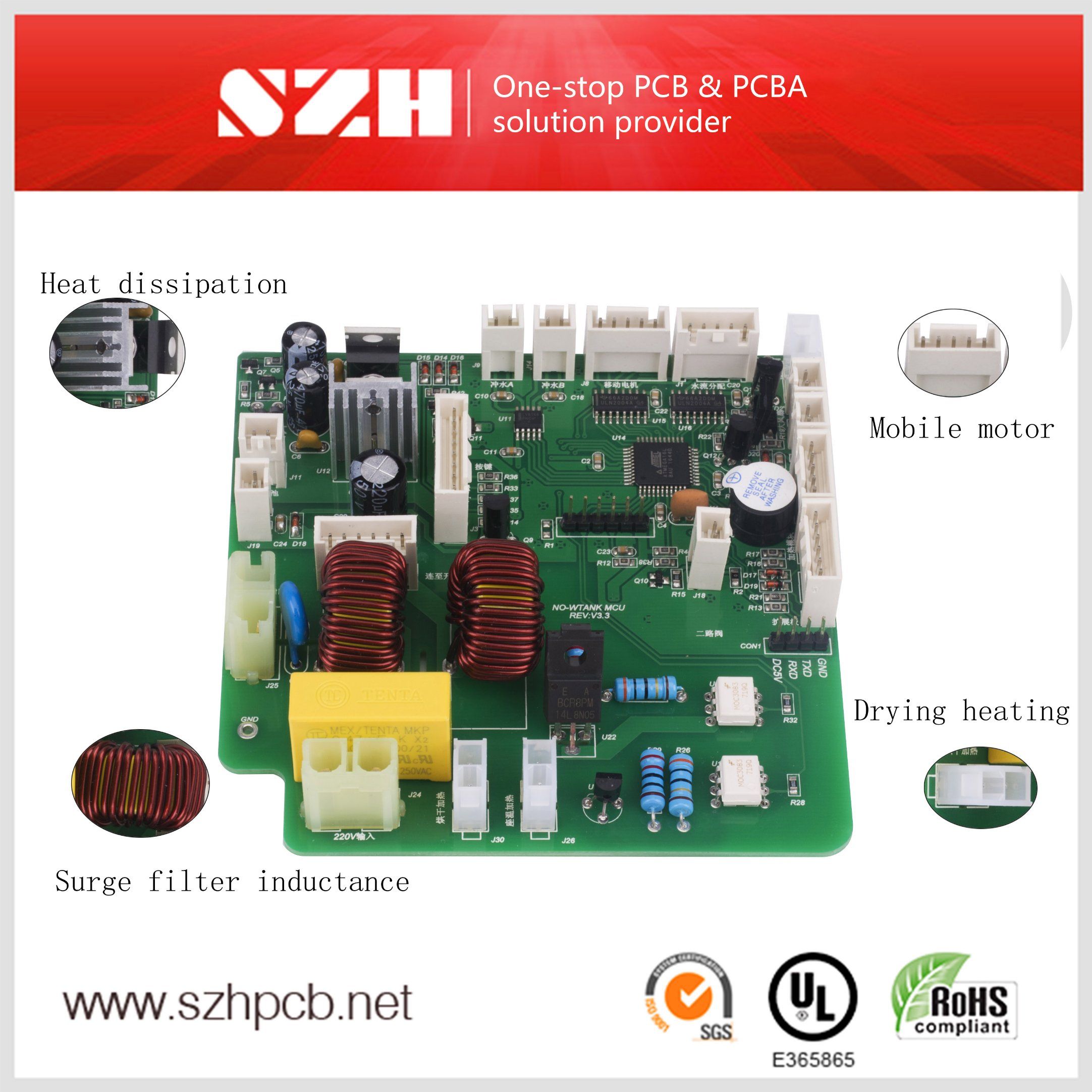 Intelligent Bidet Custom Circuit Board PCBA