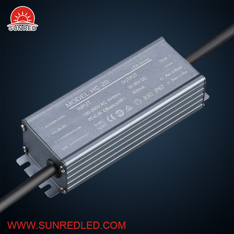 20watt Waterproof 700mA LED Power Supply