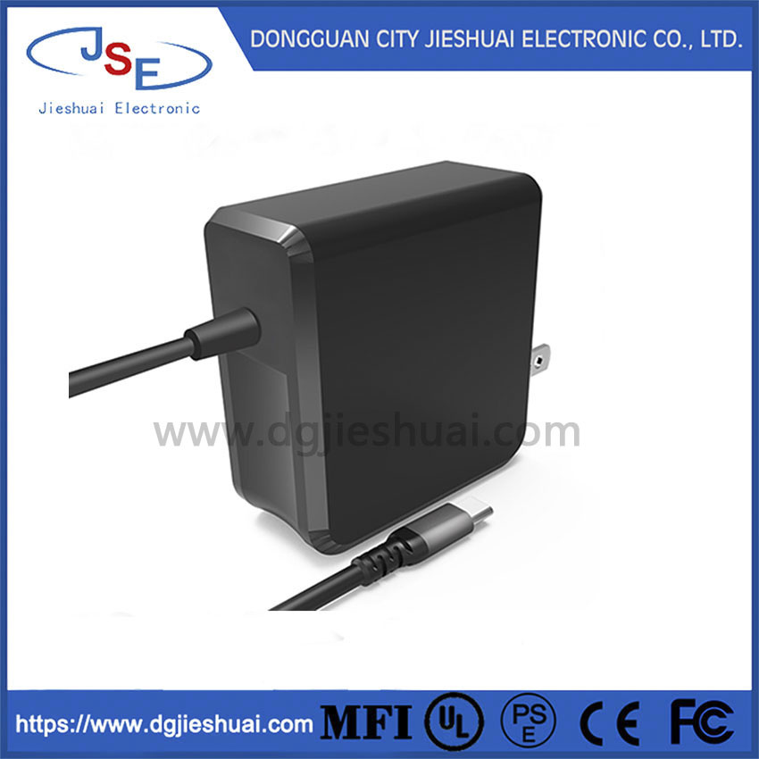 USB Type C Pd Wall Charger with Power Delivery 45W with 1.2m USB-C Cable