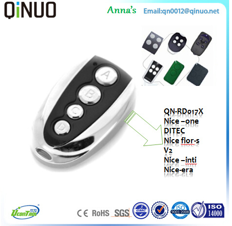 Remote Compatible with Nice V2, Nice Flor-S