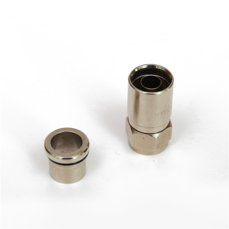 RG6 Compression RF F Cable Connector for Coaxial Cable