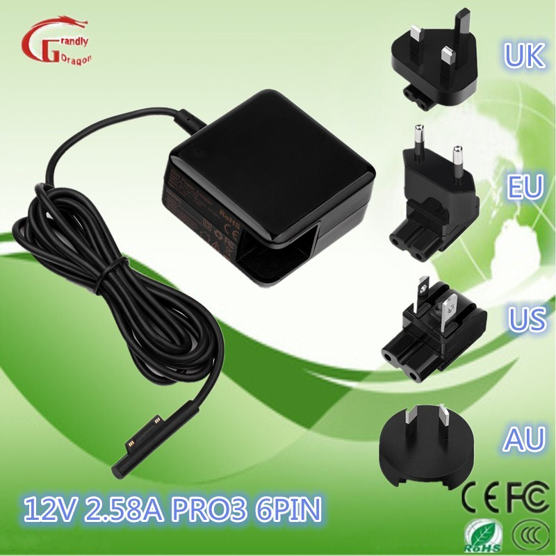 Micro Surface PRO 3 Laptop Charger 12V 2.58A