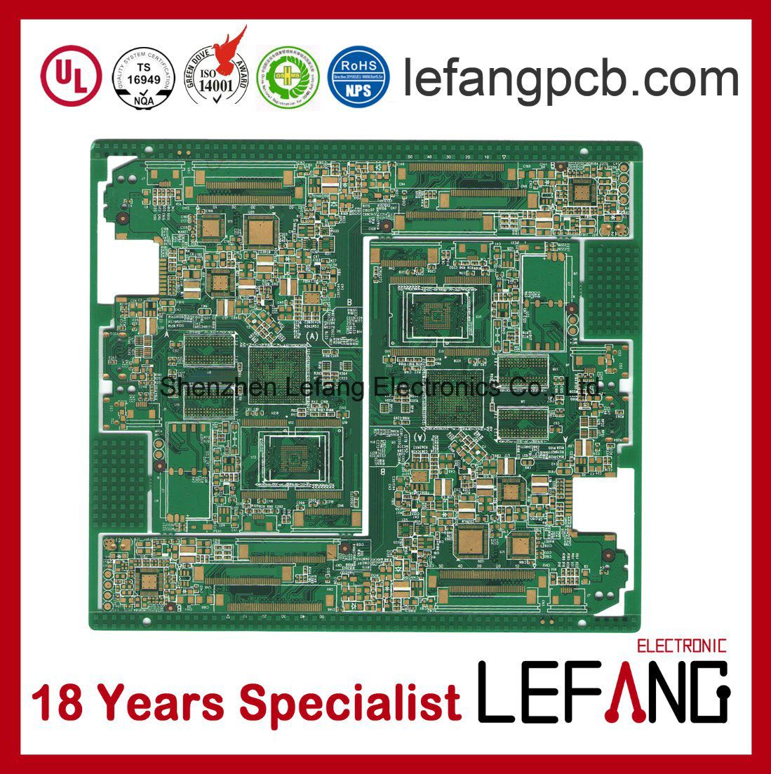 Enig Electronics PCB Board for Mobile Internet Device