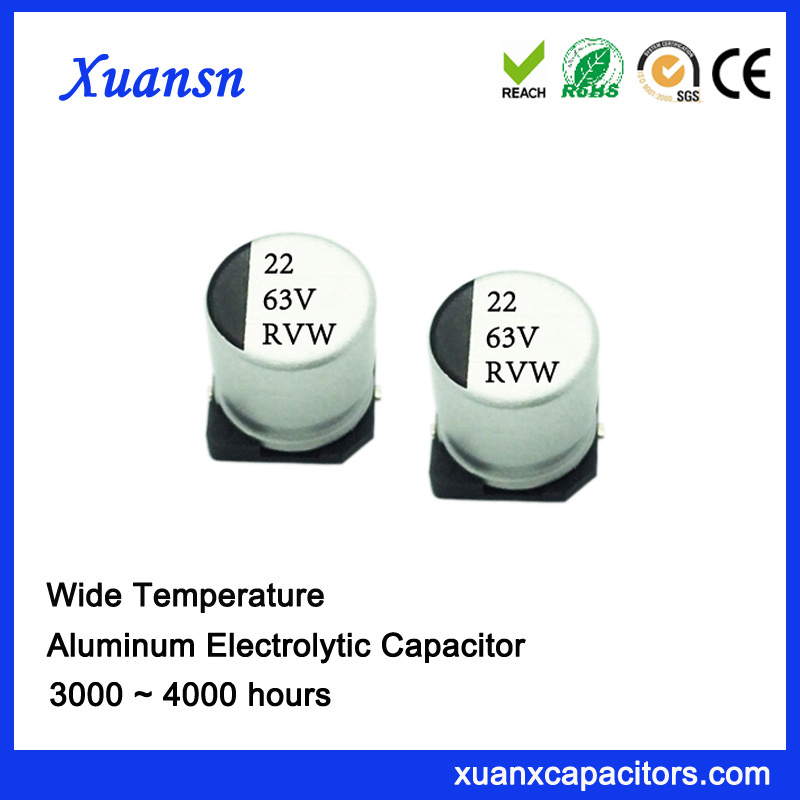 22UF 63V 3000hours Low Temperature SMD Electrolytic Capacitor