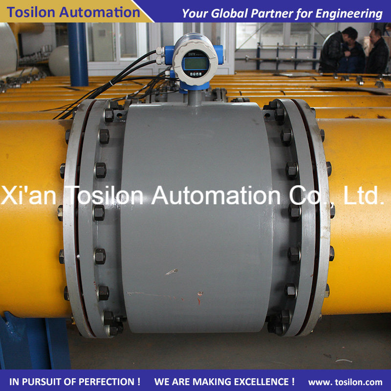 Inductive Electromagnetic Liquid Flow Meter for Diluted Ammonia Waste Water