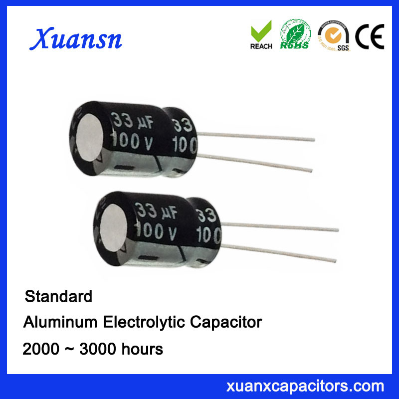 33UF 100V General Electrolytic Capacitor for Sale