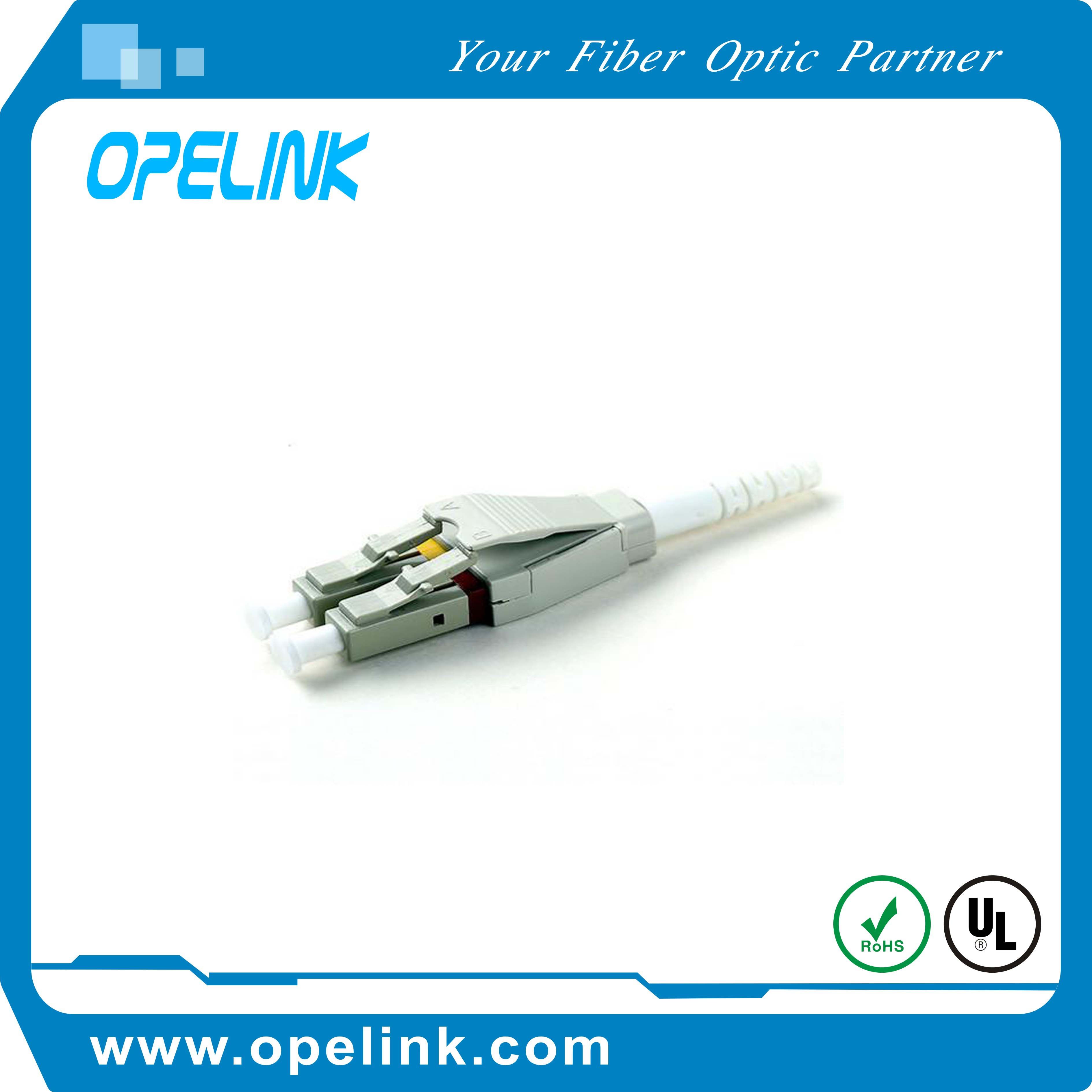 Fiber Optic Connector LC-PC, Multi-Mode, Duplex