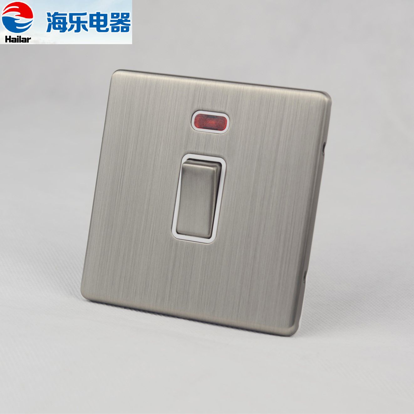 20A 1 Gang Double Pole Water Heater Switch with Light