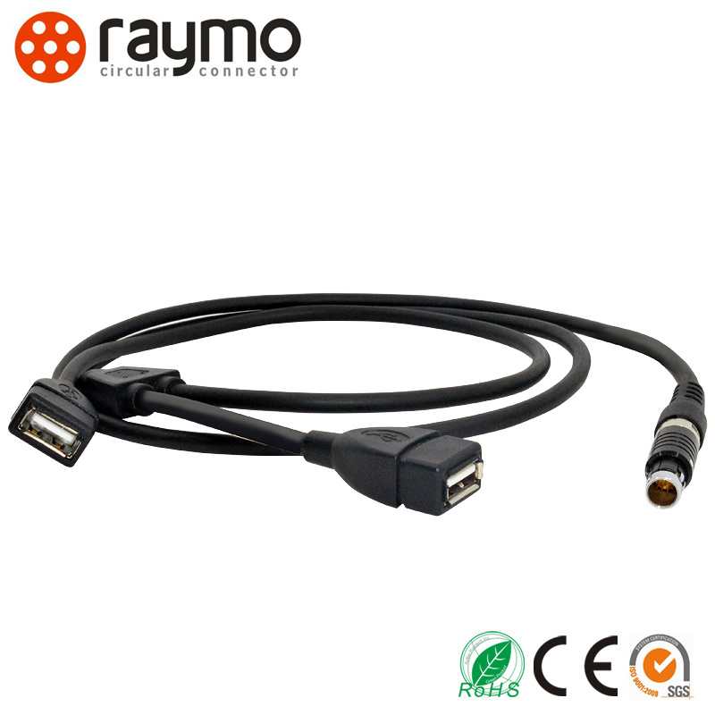 Black Chrome Plated Shield Connector RJ45 Female Connector/Circular Connector Price