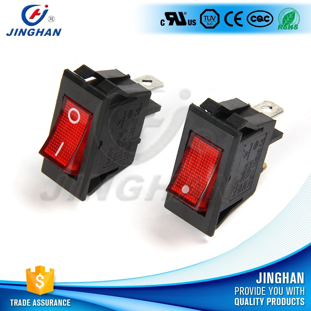 High Quality 20A Sliver Alloy Single Pole Rocker Switch