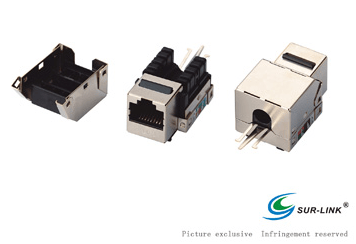 Metal Materials FTP Cat. 5e Keystone Jack