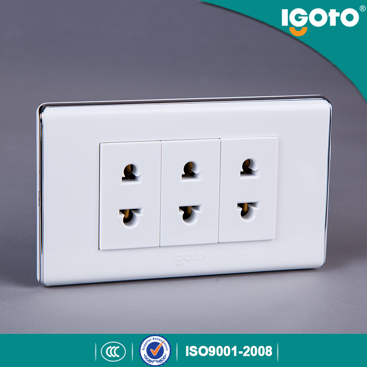 American Style Electric Universal Triple Receptacle Outlet