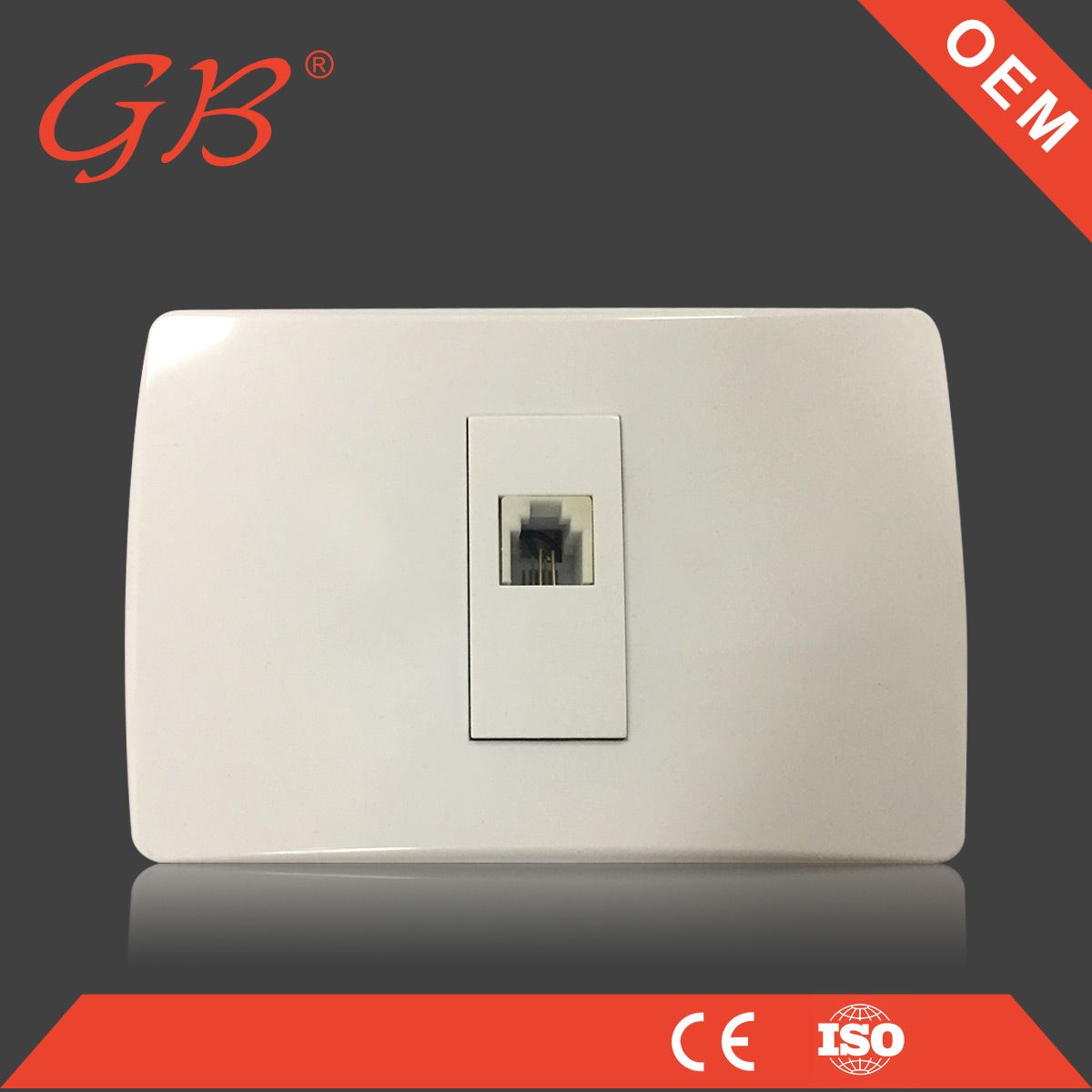 American Style Wall Switch Socket Wall Light Switch Tel Socket