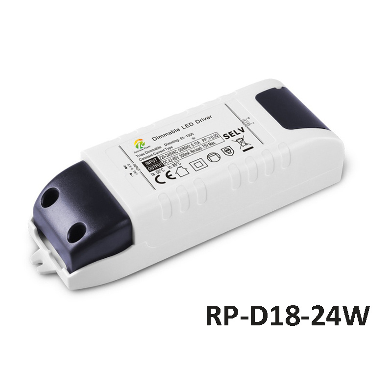 18W-24W 300mA Single Output Constant Current LED Lighting Driver