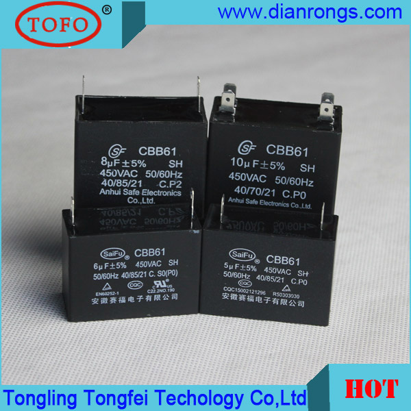 Style 450VAC 2.5UF Table Fan Capacitor Cbb61