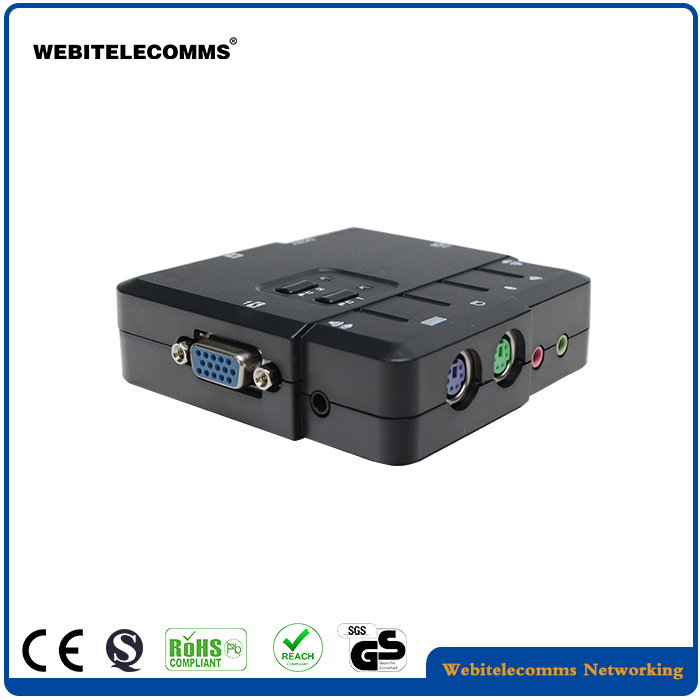 2 Port Desktop Kvm Switch with Audio