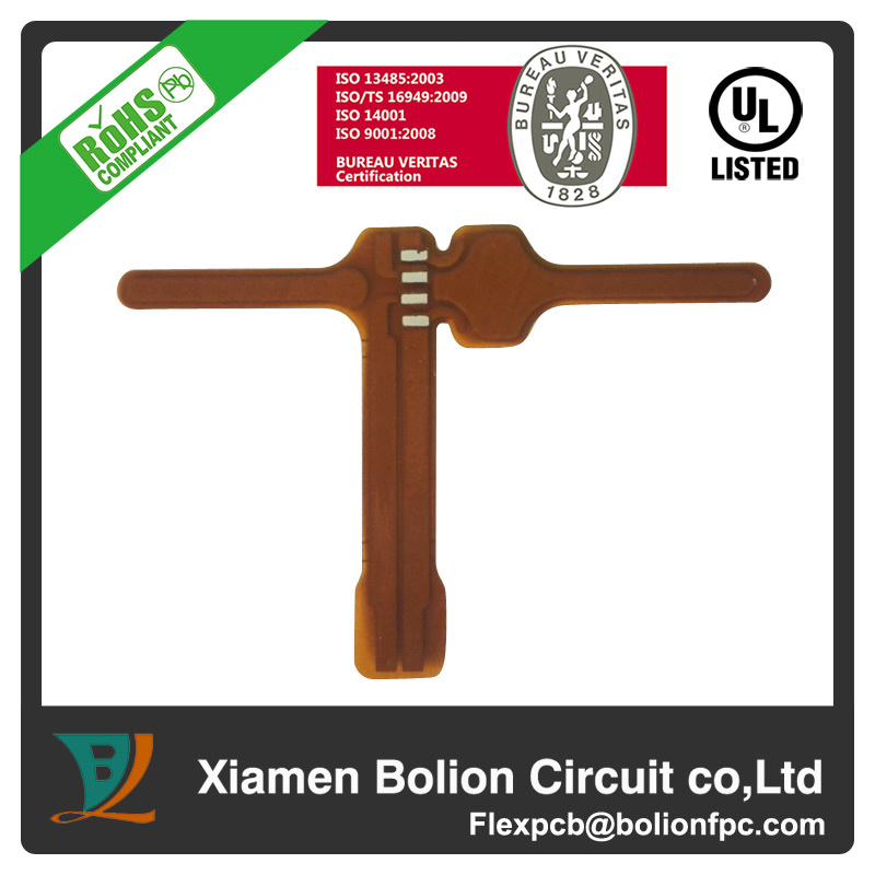 Double-Sided Flexible PCB with Minimum Width 0.07mm