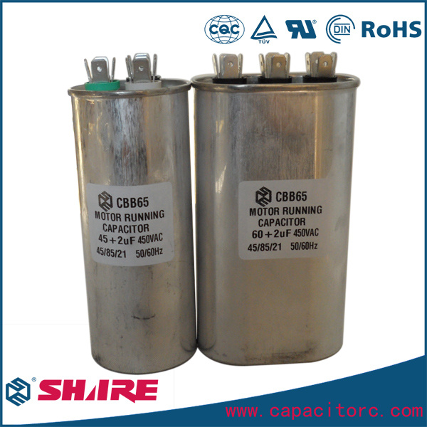 Cbb65 Air Conditioner Capacitor with Pins Film Capacitor