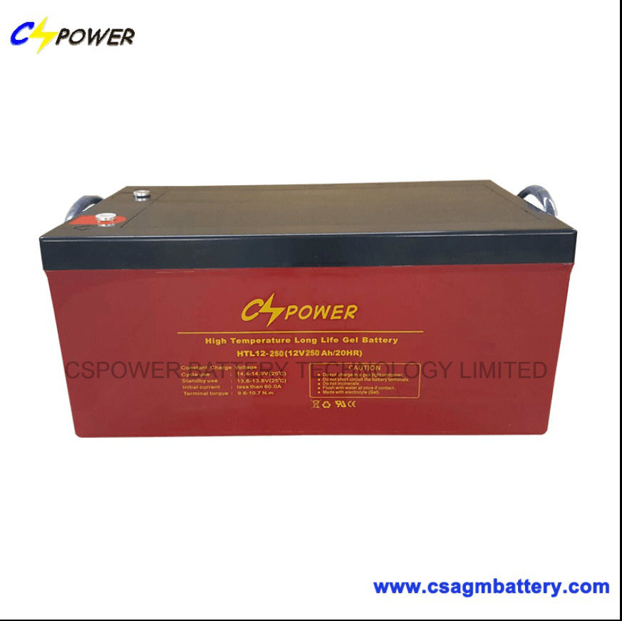 Supplier Gel Battery 12V250ah for Inverter and Solar Panel