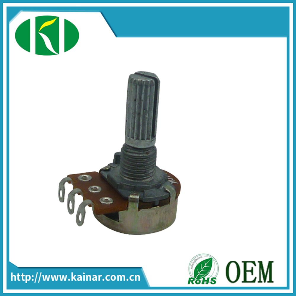 Wh148-1A-1 Rotary Potentiometer Return Spring B500k for Video Audio