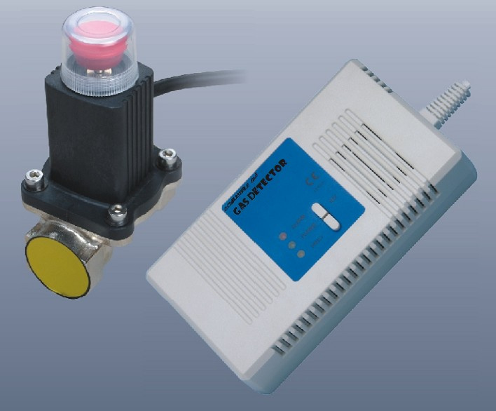 Gas Detector With Solenoid Valve, Gas Detector