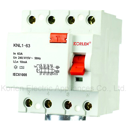 Knl1-63 (F360) Residual Current Circuit Breaker - 2007 Type