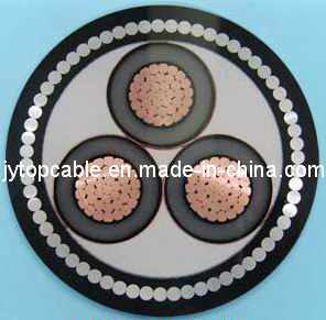 Middle Voltage 20kv Copper Conductor XLPE Insulated Steel Wire Armored Power Cable