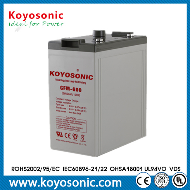 2V 600ah Solar Power System Battery Backup Storage Battery
