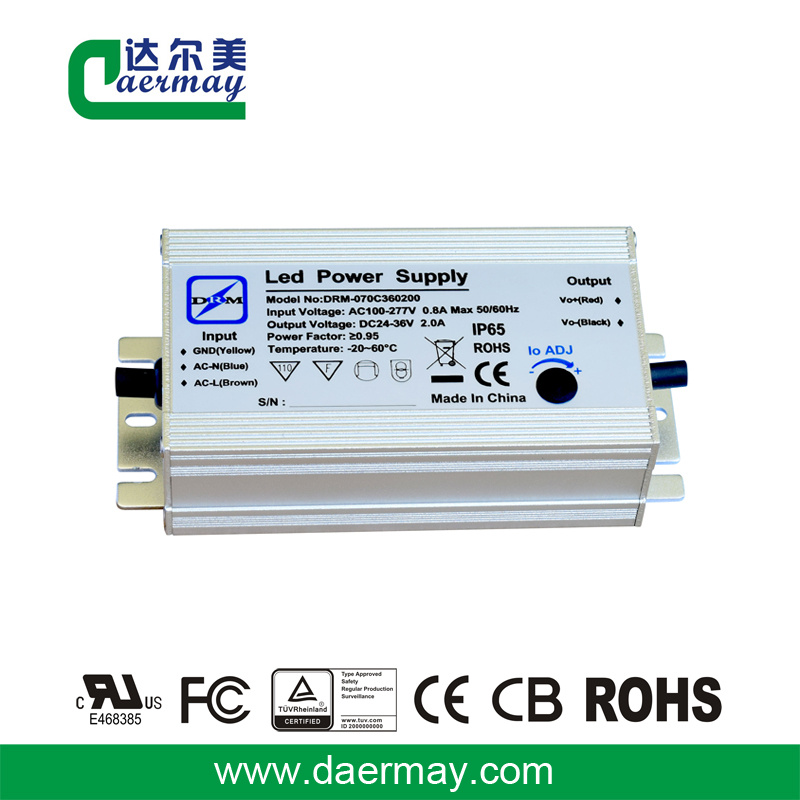 Outdoor LED Driver 70W 36V Waterproof IP65