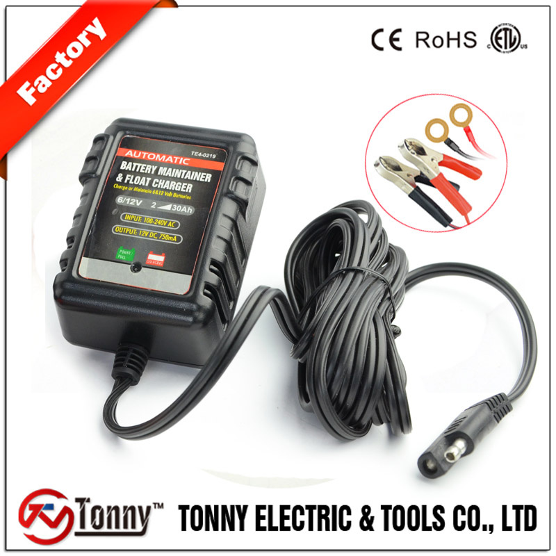 0.75A 12V Lead Acid Battery Maintainer Charger