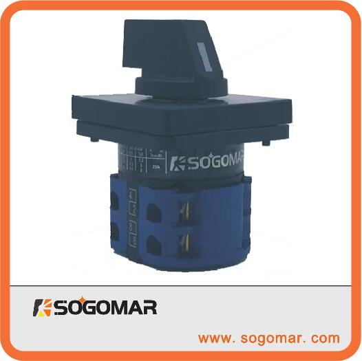 Rotary Switch 20ampere 1pole, 2pole, 3pole 4pole a-O-M