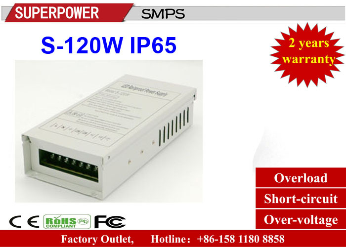 LED Driver AC 110/220V to DC 12V 120W Rain-Proof SMPS Single Output Series Switching Power Supply