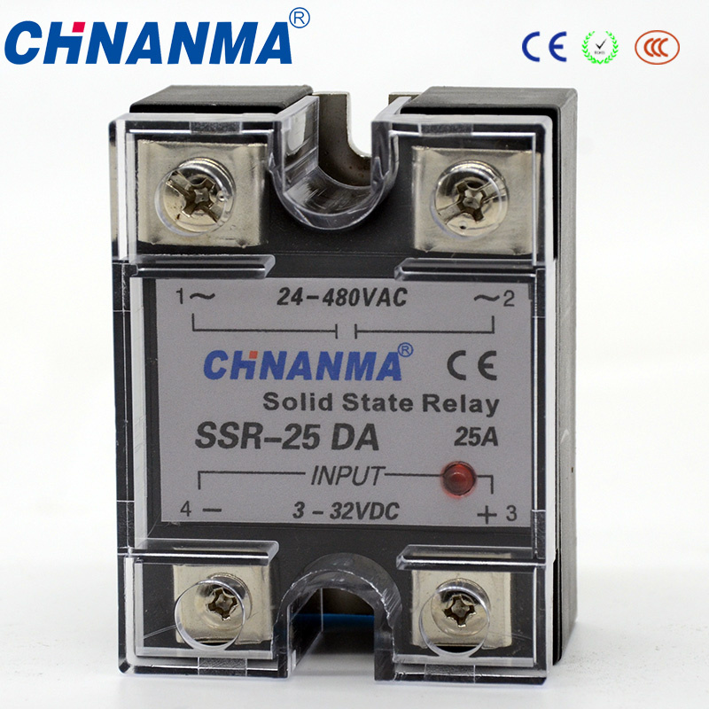 DC to AC Single Phase SSR Solid State Relay (SSR-DA)