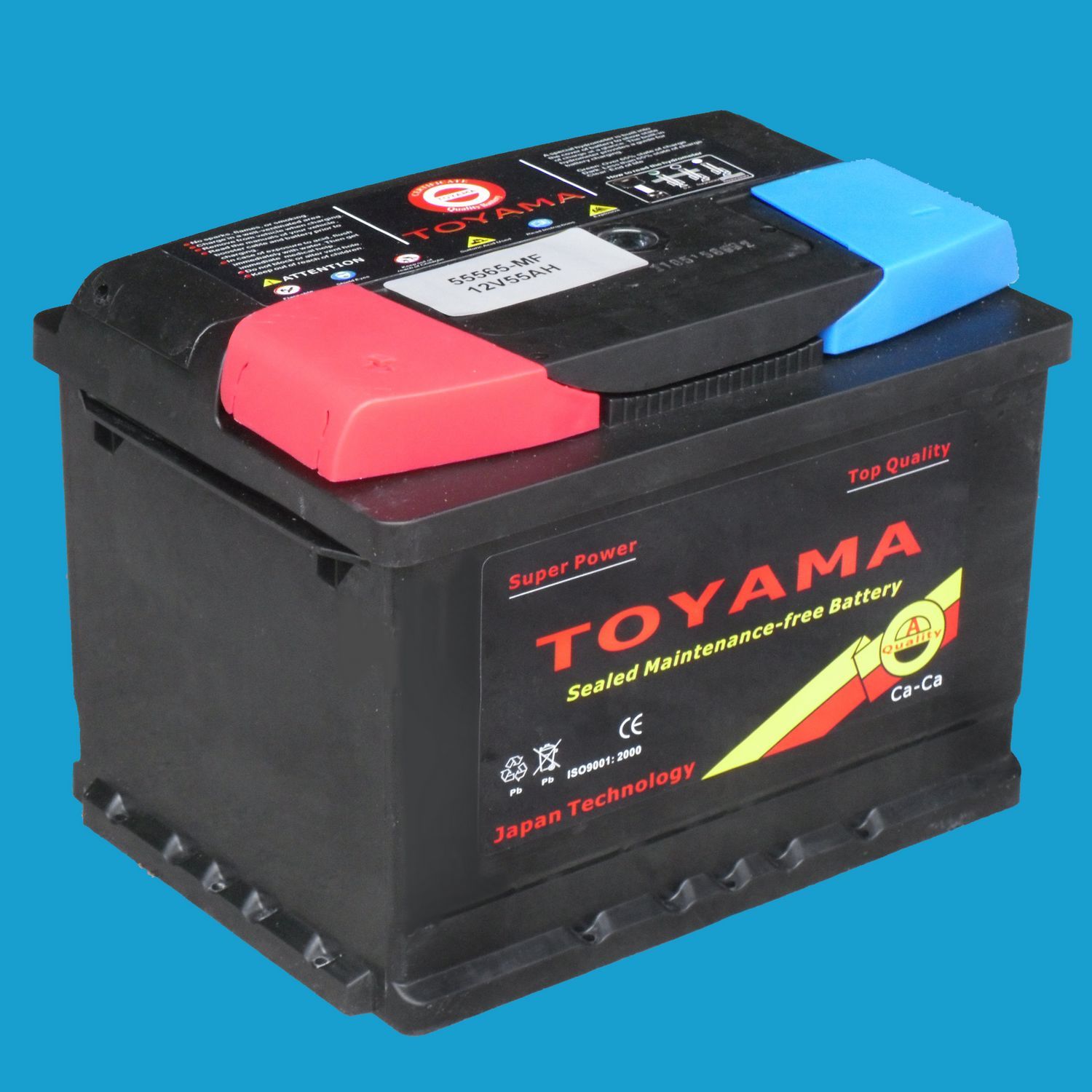 European Car Battery DIN Battery 12V Car Battery 55ah